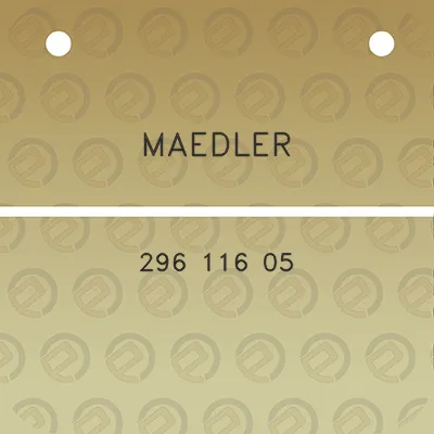 maedler-296-116-05