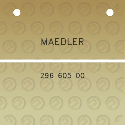 maedler-296-605-00