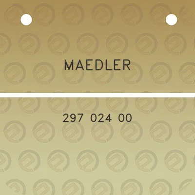 maedler-297-024-00