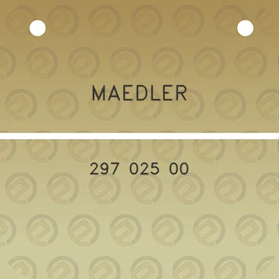 maedler-297-025-00