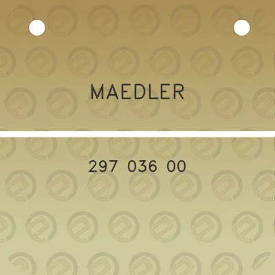 maedler-297-036-00