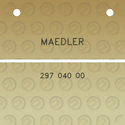 maedler-297-040-00