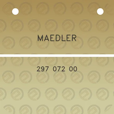 maedler-297-072-00