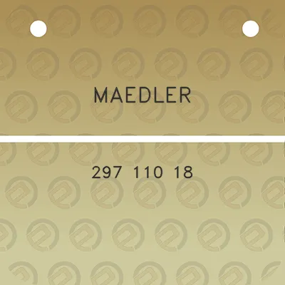 maedler-297-110-18