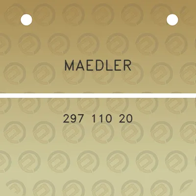 maedler-297-110-20