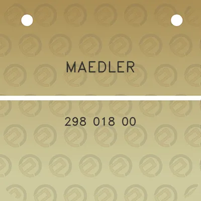 maedler-298-018-00