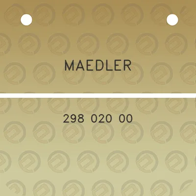 maedler-298-020-00