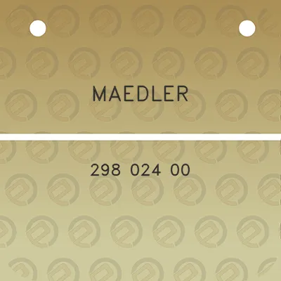 maedler-298-024-00