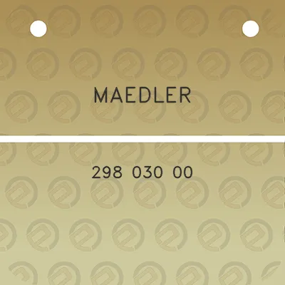 maedler-298-030-00