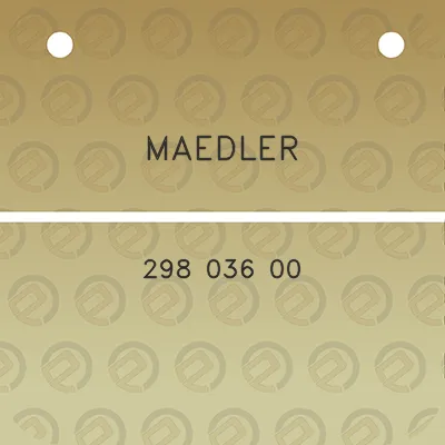 maedler-298-036-00