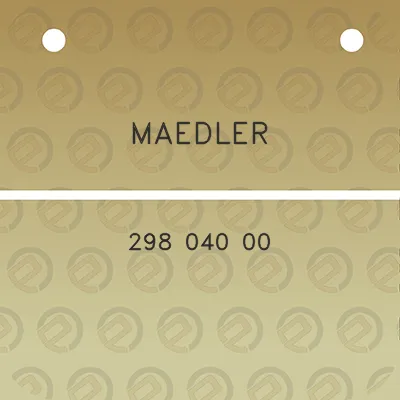 maedler-298-040-00