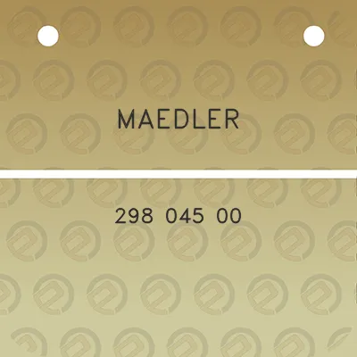 maedler-298-045-00