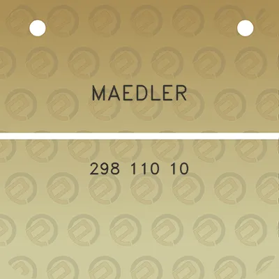 maedler-298-110-10