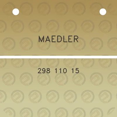 maedler-298-110-15