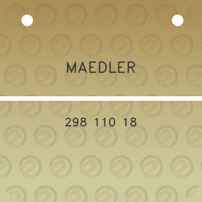 maedler-298-110-18