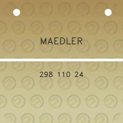 maedler-298-110-24