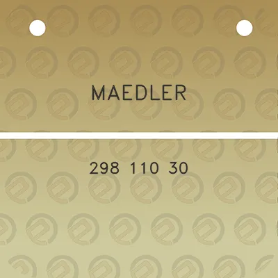 maedler-298-110-30