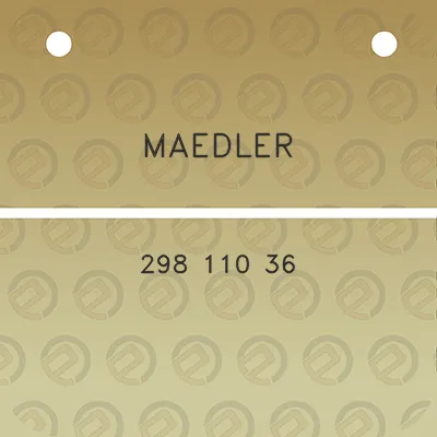 maedler-298-110-36