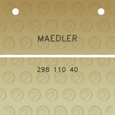 maedler-298-110-40