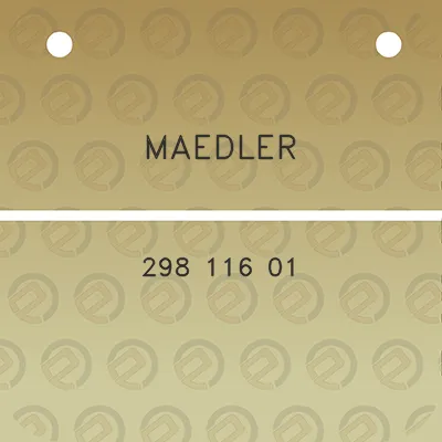 maedler-298-116-01