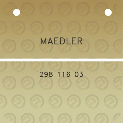 maedler-298-116-03