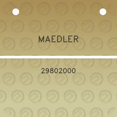 maedler-29802000