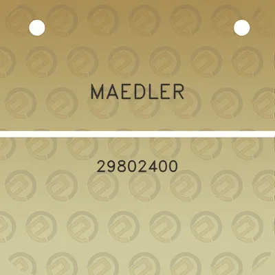 maedler-29802400