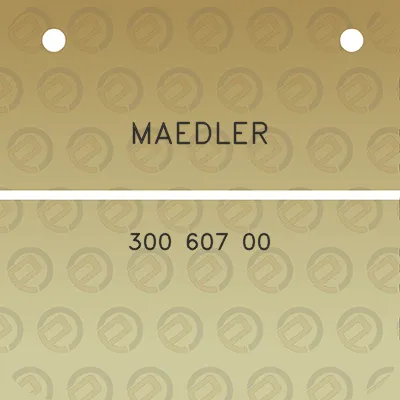 maedler-300-607-00