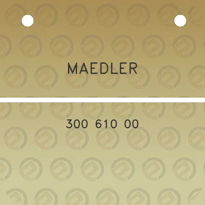 maedler-300-610-00