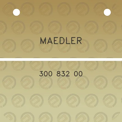 maedler-300-832-00