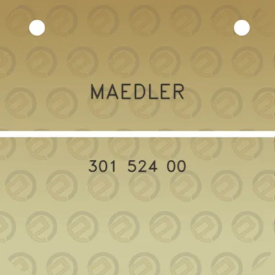 maedler-301-524-00