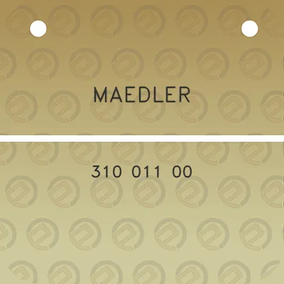 maedler-310-011-00