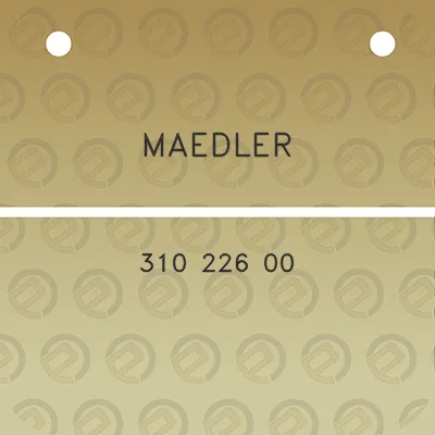 maedler-310-226-00