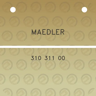 maedler-310-311-00