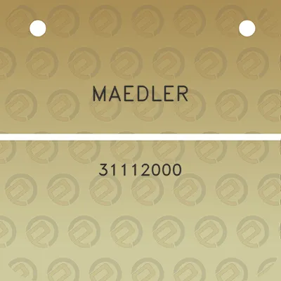 maedler-31112000