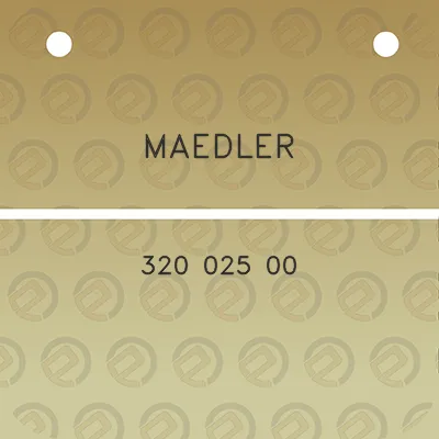 maedler-320-025-00