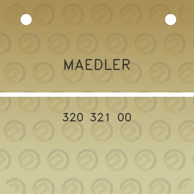 maedler-320-321-00