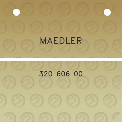 maedler-320-606-00