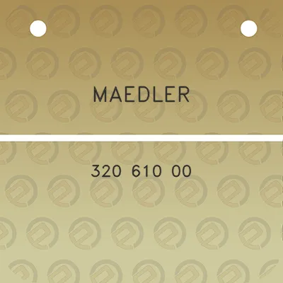 maedler-320-610-00