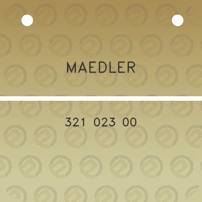 maedler-321-023-00