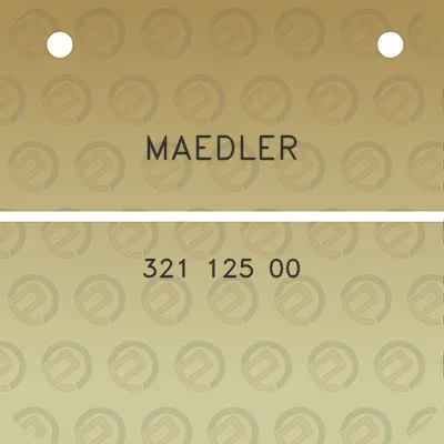 maedler-321-125-00
