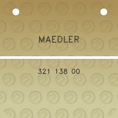 maedler-321-138-00