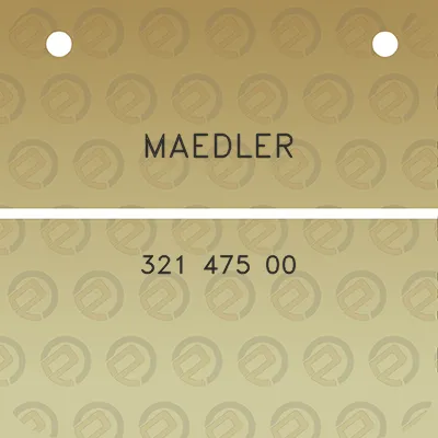 maedler-321-475-00