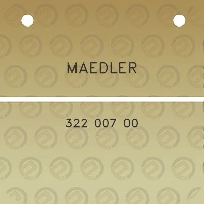 maedler-322-007-00