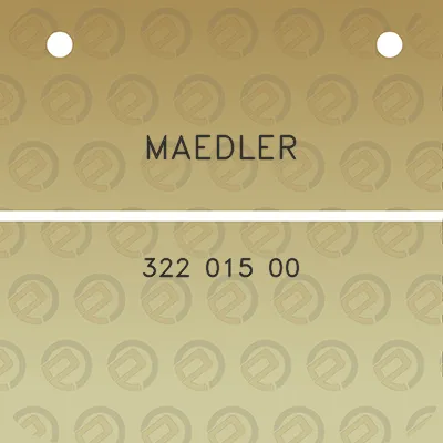 maedler-322-015-00