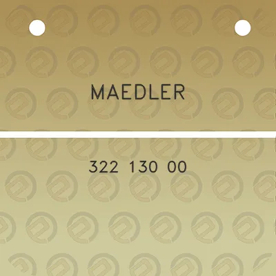 maedler-322-130-00