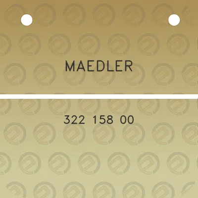 maedler-322-158-00