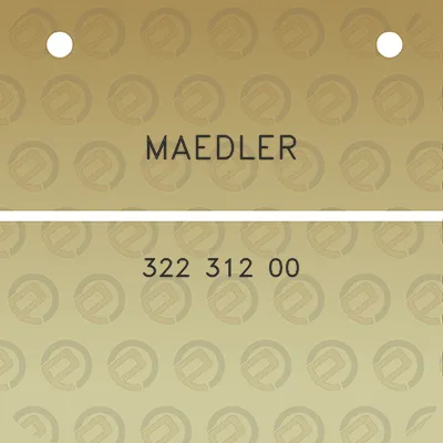 maedler-322-312-00