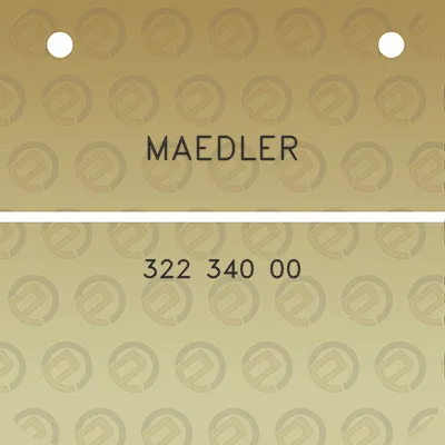 maedler-322-340-00