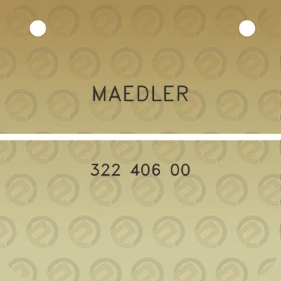 maedler-322-406-00